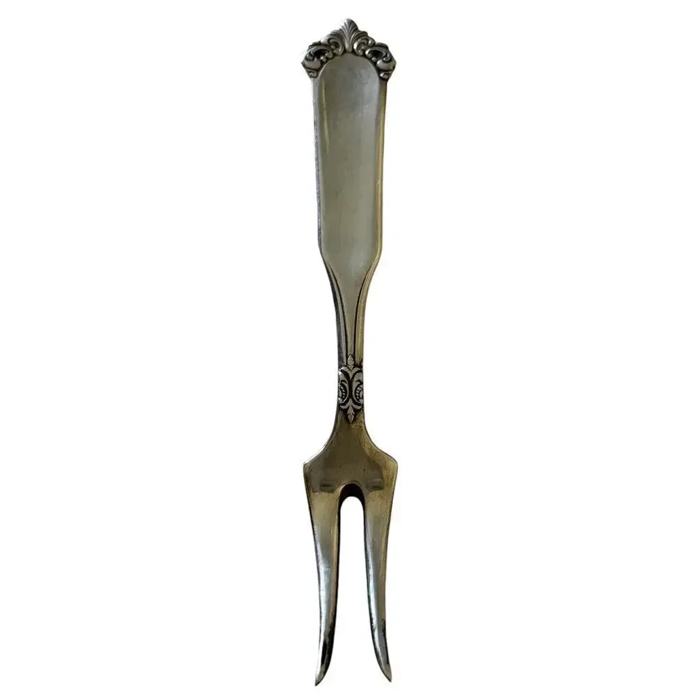 Norway Norge Collectable Souvenir Cocktail Fork 40GR Silverplate 4
